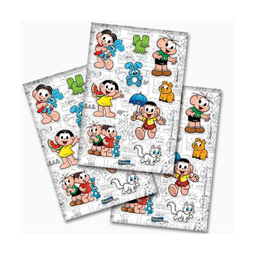 Adesivo Turma Da Monica New C/ 30 Un Festcolor