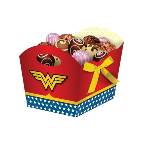 Cachepot Mulher Maravilha C/ 8 Un Festcolor