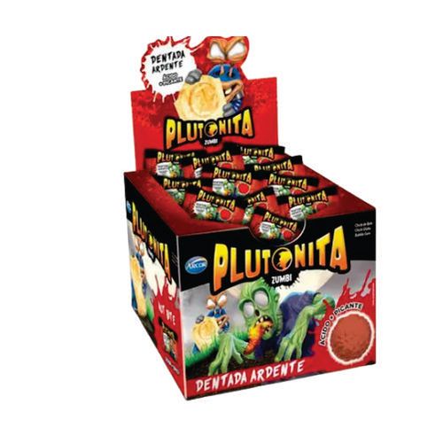 Chiclete Plutonita Dentada Ardente C/ 40 Un Arcor
