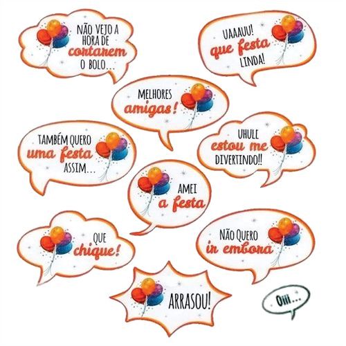 Plaquinhas De Aniversário C/10 Toys