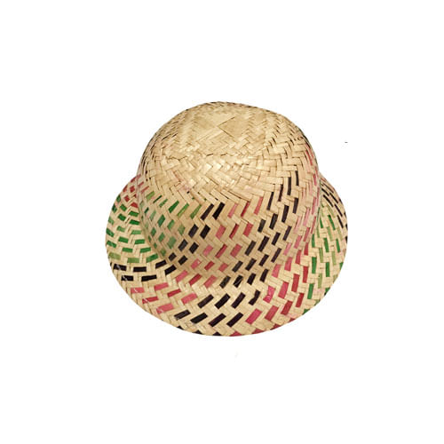 Chapeu De Palha Bebe Fofao Colorido Renno