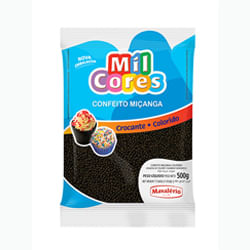 Confeito Miçanga Preta N 0 500 Gr Mavalério