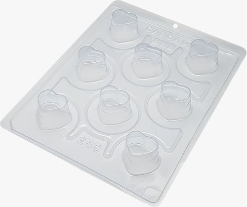 Forma Silicone Buffet Coração (*240) Bwb