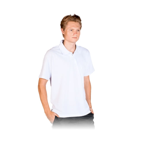 Camisa Polo Masculina Branca Global Mix