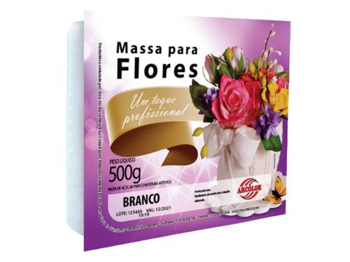 Massa P/ Flores 500 Gr Arcolor