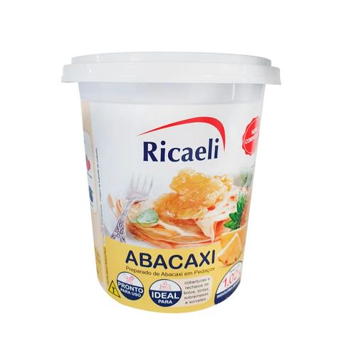 Preparado De Abacaxi Em Pedaços 1,02 Kg Ricaeli