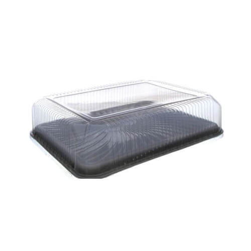 Emb. P/ Bolo Retangular Fpn G78 M 42x32x11,5cm Millenium Preta C/ 10 Un Galvanotek