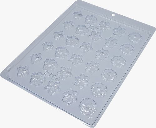 Forma Simples Aplique Flores (*9704) Bwb