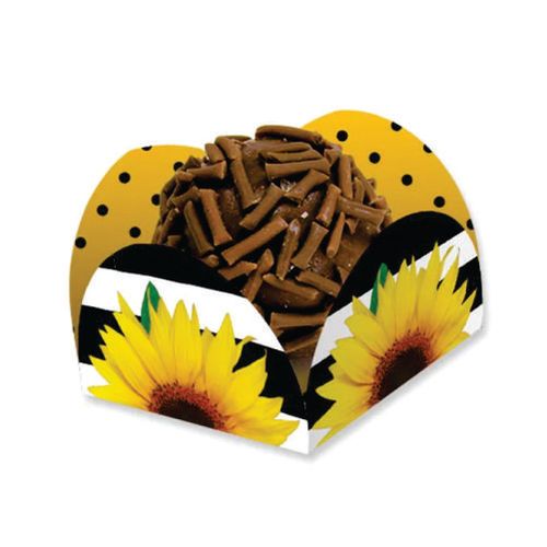 Porta Forminha Girassol C/ 40 Un Festcolor