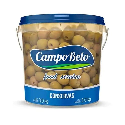 Azeitona Verde S/ Caroço 2 Kg Campo Belo