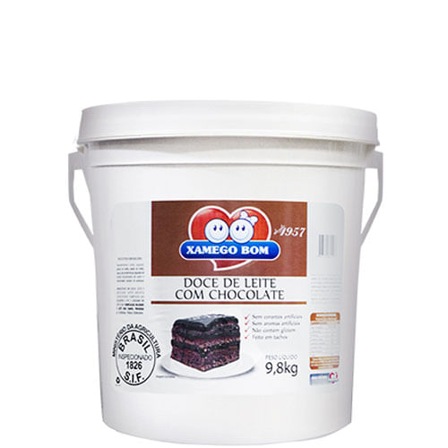 Doce Pastoso Com Leite E Chocolate 9,8 Kg Bd Xamego Bom