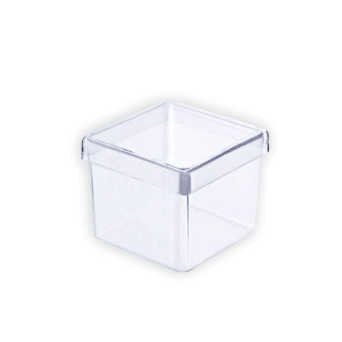 Caixa Acrilica 5x5 Cm C/ 10 Un