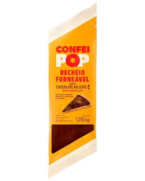 Recheio Forneavel Ao Leite Confeipop Bag 1,01 Kg Harald