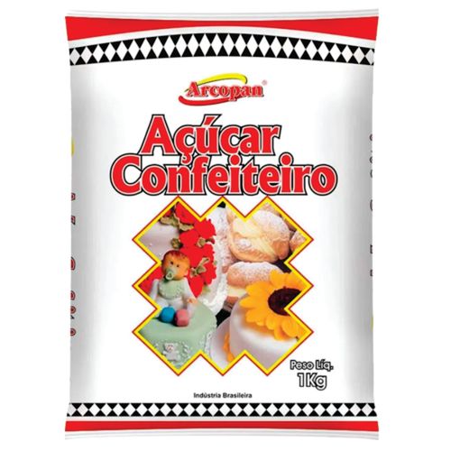 Açúcar Confeiteiro 1 Kg Arcolor