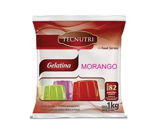 Gelatina Morango 500 Gr Tecnutri