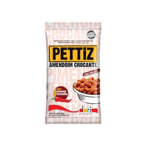 Amendoim Pettiz Pimenta Vermelha Crocante  500 Gr Dori