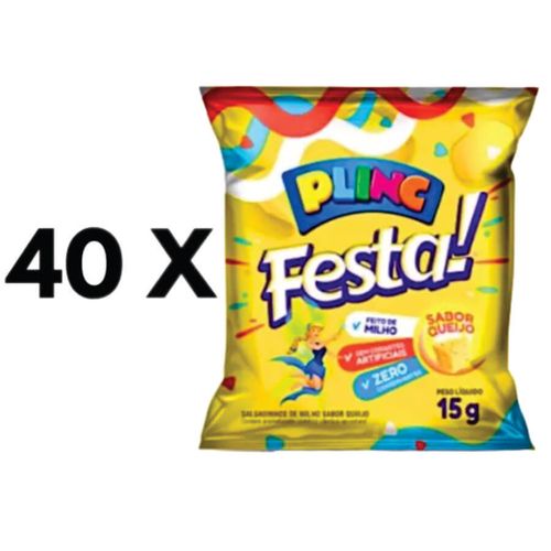 Chips Plinc Queijo C/ 40x15 Gr
