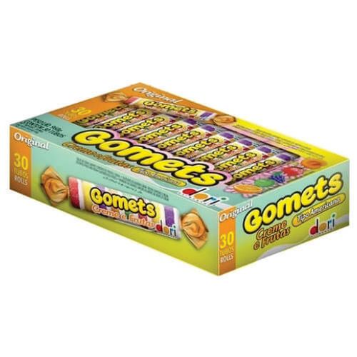 Gomets Goma Tubo Creme E Frutas C/ 30x32 Gr Dori