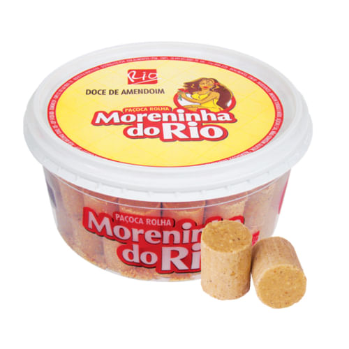 Paçoca Desembalada Pote 1,02 Kg C/ 63 Un Moreninha Do Rio