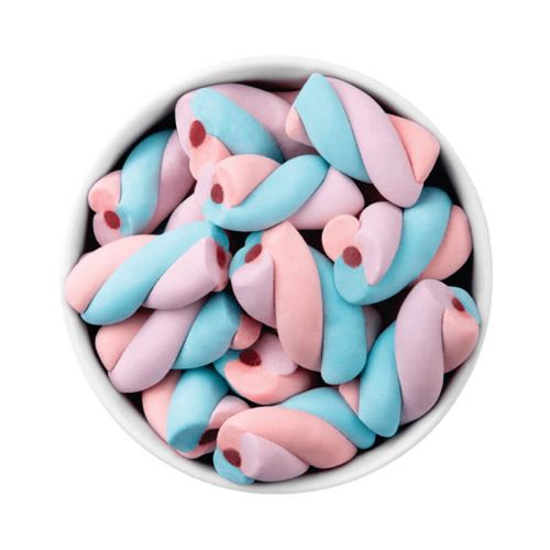Marshmallow Recheado Twist Colorido Unicornio 220 Gr Docile
