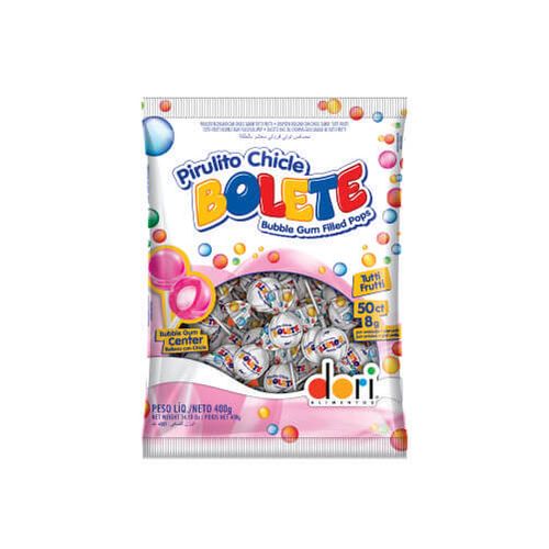 Pirulito Bolete Tutti-Frutti 400 Gr Dori