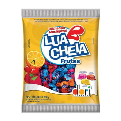 Bala Lua Cheia Frutas 600 Gr Dori