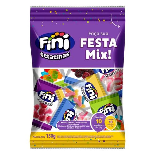 Bala Faça Festa Mix 10x15 Gr Fini