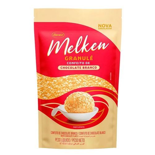 Granule Chocolate Branco Melken 400 Gr Harald