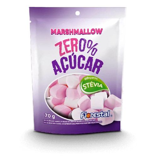 Marshmallow Zero Açúcar 70 Gr Florestal