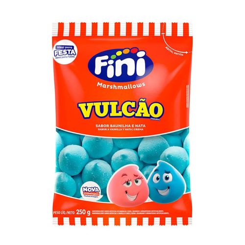 Marshmallow Vulcão Azul 250 Gr Fini
