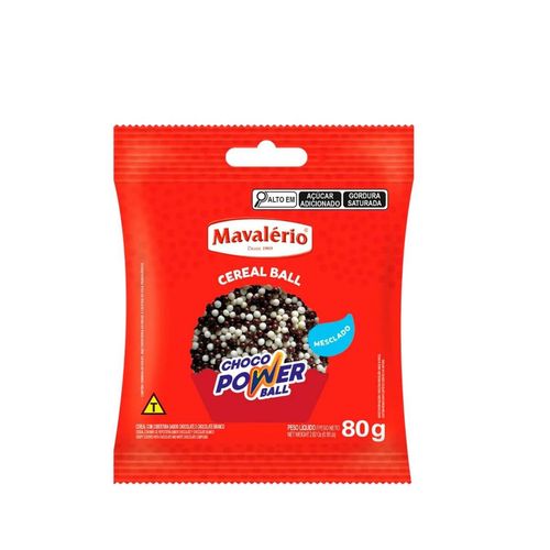 Cereal Mini Ball Misto 80 Gr Choco Power Mavalério