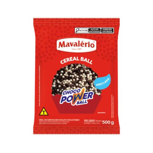 Cereal Mini Ball Misto 500 Gr Choco Power  Mavalério