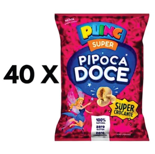 Pipoca Doce 20 Gr C/ 40 Un Plinc