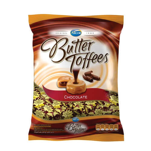 Bala Butter T Chocolate 500 Gr Arcor