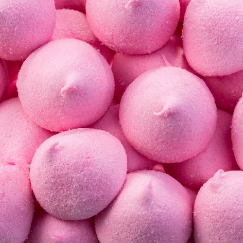 Marshmallow Vulcão Rosa 250 Gr Fini