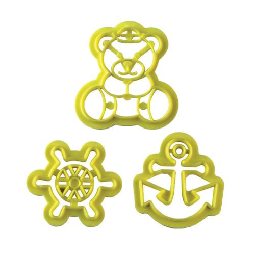 Cortador Ursinho Marinheiro C/ 3 Pçs (406238) Bluestar