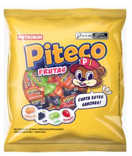 Bala Piteco Fruits 600 Gr Pietrobon