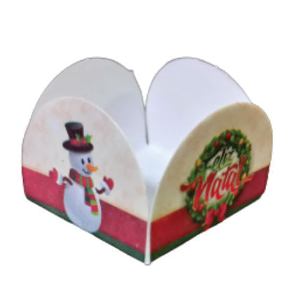 Forma P/ Doce Caixeta Natal C/ 50 Toys