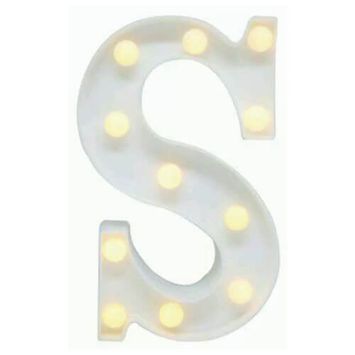 Luminaria Plastica Led Letra polSpol