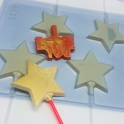 Forma Simples Sp 9577 - Pirulito Estrela (*3609) Bwb