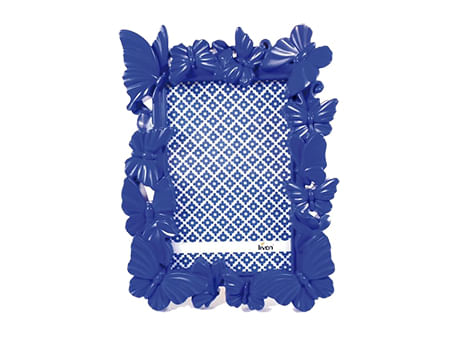 Porta Retrato Plast. Azul Escuro 15x20 Cm Fwb