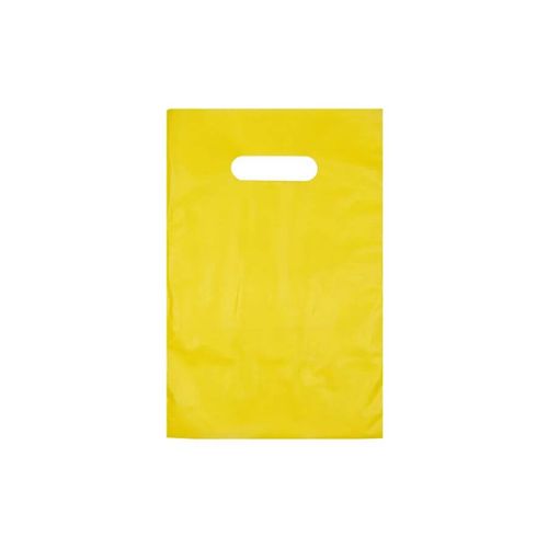 Sacola Boca Palhaço 16x24 Cm Amarelo Neon C/ 10 Un Abaplast