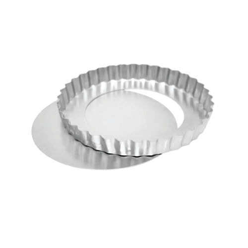 Forma Torta Crespa Fundo Falso 17 Cm Aluminio (0276) Caparroz