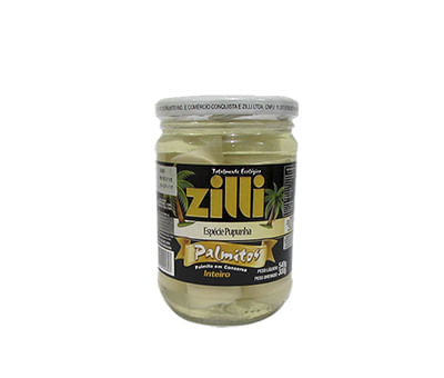 Palmito Pupunha Inteiro (Tolete) 300 Gr Zilli