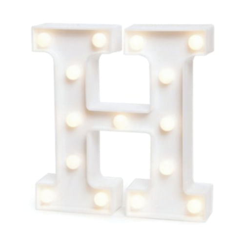 Luminaria Plastica Led Letra polHpol