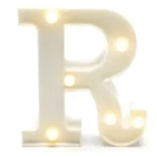 Luminaria Plastica Led Letra polRpol