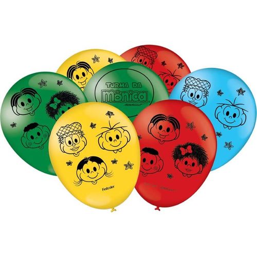 Balão Turma Da Monica New N 9 C/ 25 Un Festcolor