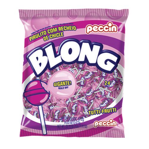 Pirulito Blong Tutti-Frutti 672 Gr Peccin