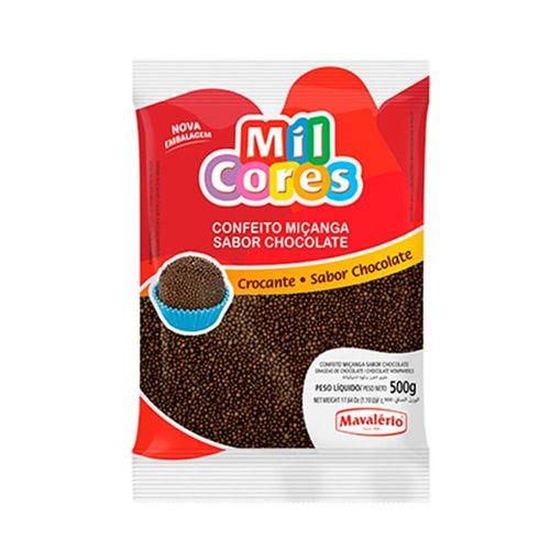 Confeito Brigadeiro Redondo  500 Gr Mavalério