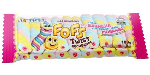 Marshmallow Fofs Twist C/ Recheio 180 Gr Florestal